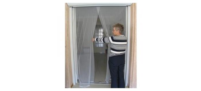 Rideaux ajustables pour porte Blanc 2 pièces - rideaux 2 pièces blanc - 2 x 210 x 60 cm 